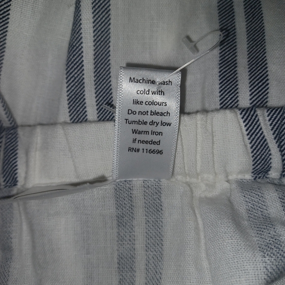 Goa Beachwear By Japan Striped White and Black Jumpsuit Women Sz M - Picture 10 of 14